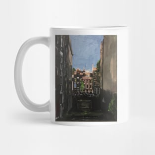 Amsterdam, Canal Houses In Soft Light Mug